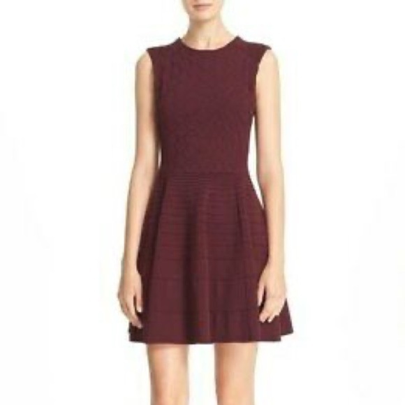 Ted Baker London Dresses & Skirts - Burgundy Ted Baker textured fabric fall wedding